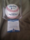 Greg Maddux Autographed hof Inscribed Oml Baseball With Beckett Coa 