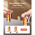 Double Handed Stone Carrying Clamps 660 Lbs Granite Panel Carriers