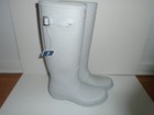 Hunter Tall Light Gray Side Buckle Rain Boots Size 10 New