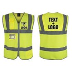 Pack Of 10 Custom Hi-vis Safety Vests     Full-color Personalized Print