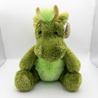 New Cuddle Factory Vintage Adorable Green Dragon Soft Toy 12  Sitting Plush