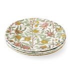 Spode Morris And Co  Luncheon Plates   Set Of 4 Assorted Colors Plates