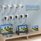 Hiseeu 10ch 10  monitor Nvr 5mp Outdoor Wifi Cctv Security Camera System Kit