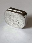 George Iii Curved Silver Gilt Vinaigrette Birmingham 1790 Samuel Pemberton