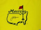 Jack Nicklaus Signed Undated Augusta Masters Golf Pin Flag Autograph Bas J50