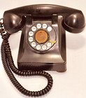 Bell Systems Western Electric Rotary Telephone F1 Bakelite 1940 s