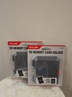 2 Allen Company Sd Card Holder Case - Foam Protection 12 Sd   12 Micro Sd Black