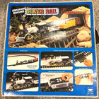 New Vtg 1986 New Bright Smoking Engine Silver Rail Express Train Set  1168 Read