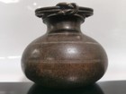 Antique Mughal Period Old Islamic Solid Bronze Ritual Holy Water Pot Rich Patina