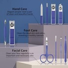  Manicure Set  10 In 1 Professional Manicure And Pedicure Kit  Nail Care 2-blue