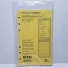 3 75  X 6 75  Franklin Quest Compact Post Project Evaluation Review Refill Set