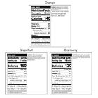 Tropicana 100  Juice Variety Pack 24 Bottles 10oz Orange  Cranberry  Grapefruit