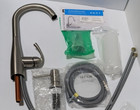 Moen Essie Single Handle Pull Down Kitchen Faucet Stainless W  Soap Dispenser