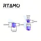 4pcs Rtamo Gr5 Titanium Single Chainring Bolts 4 5mm For Mtb Bmx Road Bike Crank