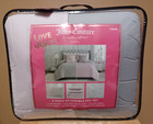 Juicy Couture Grey pink white Reversible 6 Piece Twin Comforter Bed Set