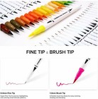 100 Colors Art Markers Set Ohuhu Dual Tips Coloring Brush Fineliner Color Marker