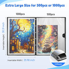 Extra Large 1000-1500 Puzzle Storage Folder Binder Keeper For Jigsaw Enthusiasts