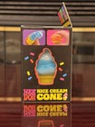 Nee Doh Nice Ice Cream Cone Squishy Toy Blue- Brand New- In Hand Needoh