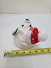1997 Coca Cola Bean Bag Plush Toy - Polar Bear Wearing Christmas Santa Hat 6 