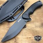 9  Survival Fixed Blade Tactical Hunting Knife With Paddle Abs Belt Loop Holster