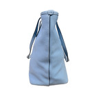 Coach Blue Leather City Zip Tote Bag - M1723-f58846 Double Handles Lined Pockets