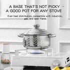 12-piece Stainless Steel Non-stick Cookware Set Pots Pans