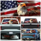 American Flag Eagle Graphic Decal Car Rear Window Sticker For Truck Suv