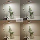 Clip On Light reading Light desk Lamp book Light Color Changeable night Light   