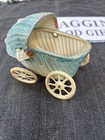 Celluloid Antique 4 1 2    Baby Carriage Marked Made In Japan Antique Toy