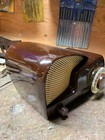 Vintage Antique  1940s Philco Transitone Boomerang Radio 49-501   Broken Cover  