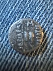 Bactria Indo-greek Silver Obol Coin Of Eukratides I  170-145 Bc  Nice Specimen