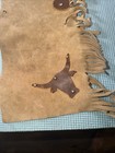 Vintage Handmade Leather Childs Chaps Western Wear 