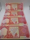 100 000 Iqd - 4 X 25 000 Iraqi Dinar  Currency Banknotes 