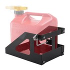 Trailer Fuel Gas Can Rack Holder Mount With Lock Fit 5 Gallon Liquid Container