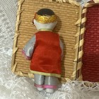 Vintage Chinese Bisque Bride   Groom Figurines Dolls In Original Box Porcelain 