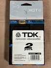 2 Pack Tdk Vhs-c Hg Ultimate 30 Camcorder Video Cassette Tapes Tc-30hg New
