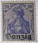 Travelstamps- 1920 Germany Occ poland   Danzig  Mint  Og Hinged 20pf