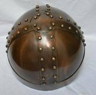 Copper Antique Finish Deluxe Viking Helmet- Medieval Armor Helmet-steel Helmet