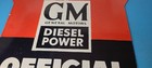Vintage General Motors Sign - Automobiles Diesel Trucks Porcelain Gas Pump Sign