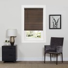 Cordless Room Darkening Mini Blinds 30x64 In  Mahogany - Adjustable Light Contro