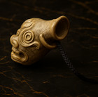 Life-size Aztec Death Whistle Replica - Extremely Loud Scream
