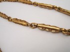 Vtg Watch Chain Gold Plated Or Filled Extra Long Circa 1880   s 26 3 8   