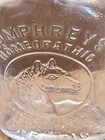 Antique Humphreys Homeopathic Veterinary Specifics Glass Bottle Horse Apothecary