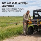 6-nozzle Folding Sprayer Boom Universal For Atv   Utv Farm Spraying Equipment