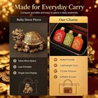 Lucky Turtle Wallet Charm   Gold Turtle Bites Coin Feng Shui Gift
