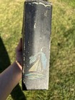 Antique The Brasscrafters Brass Wall Pocket Hand Painted Lighthouse Folk Art