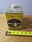 Vintage White Owl 10 Cent Cigar Tin W  Clear Humidor Lid