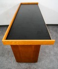 Mid Century Modern Cabinet Custom Bar Liquor White Oak Cabinet Shelves 72  Black