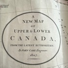 John Cary Map Of Upper   Lower Canada 1807 Antique Canadian Map