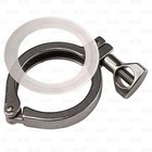 2  Tri Clover Clamp Ss304 Stainless For Sankey Keg  Moonshine Distilling Columns